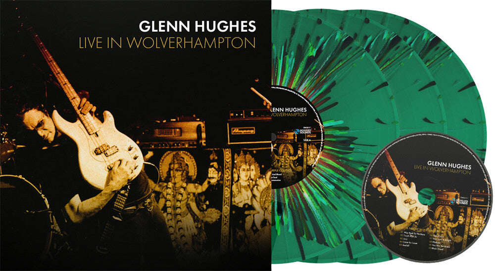the album cover for Glenn Hughes - Live In Wolverhampton - Splatter Vinyl + Cd (W/Cd)