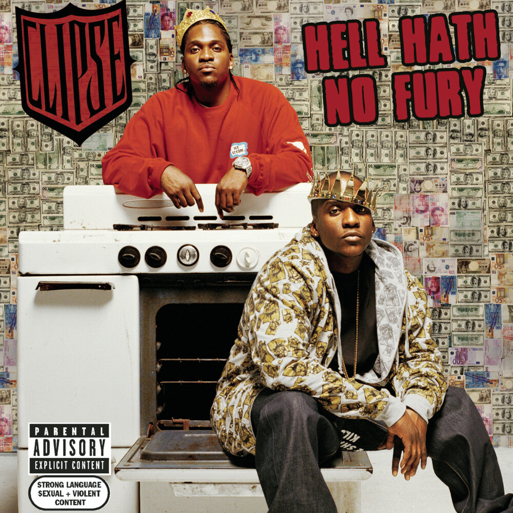 the album cover for Clipse - Hell Hath No Fury [Gold]