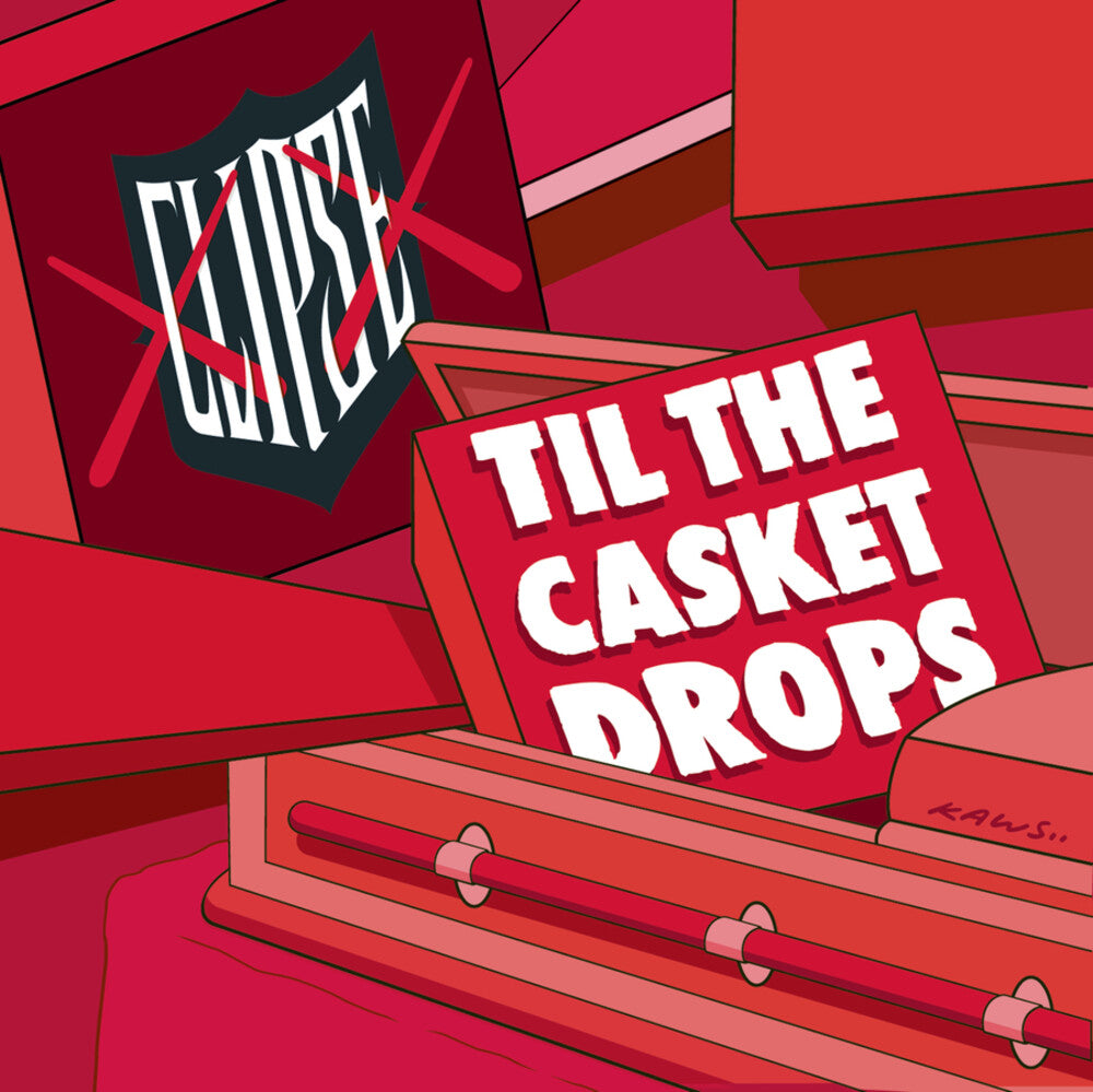 the album cover for Clipse - Til The Casket Drops [White]