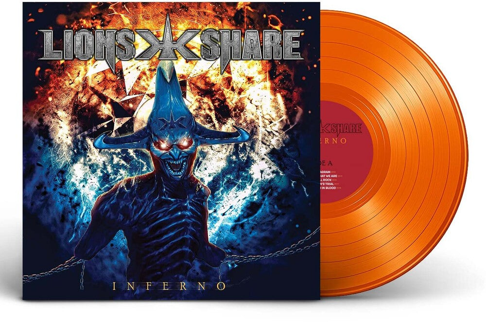 the album cover for Lion's Share - Inferno [Orange]