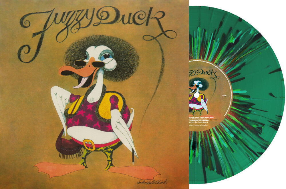 the album cover for Fuzzy Duck - Fuzzy Duck - Splatter Vinyl [Colored Vinyl] (Spla) (Fra)