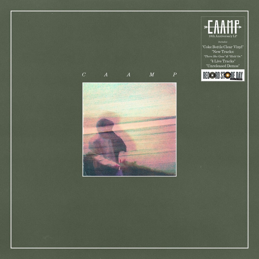 the album cover for Caamp - Caamp (10th Anniversary) [Coke Bottle Clear] [RSD 2026]