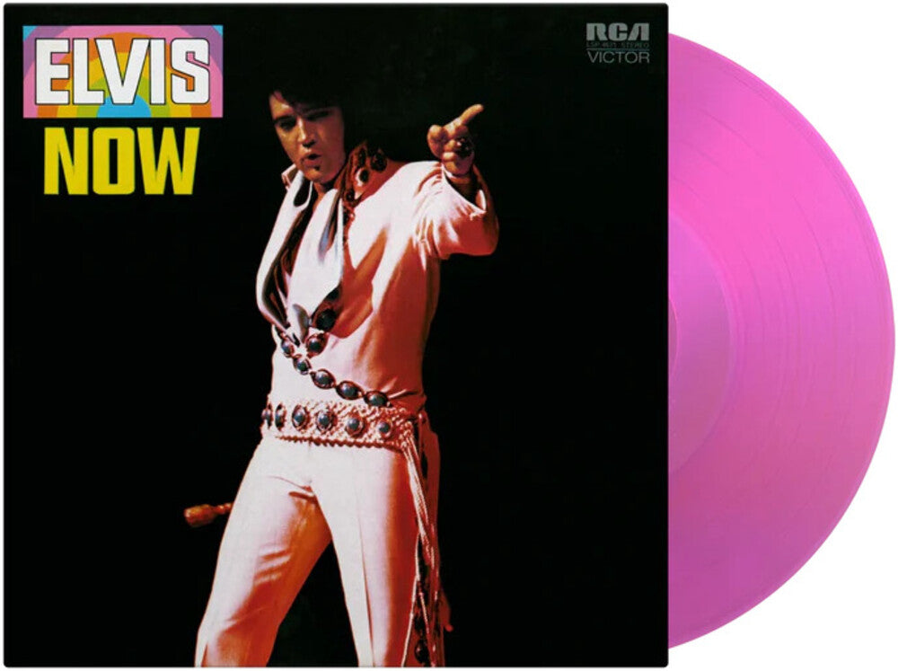 the album cover for Elvis Presley - Elvis Now [180 Gram Magenta]