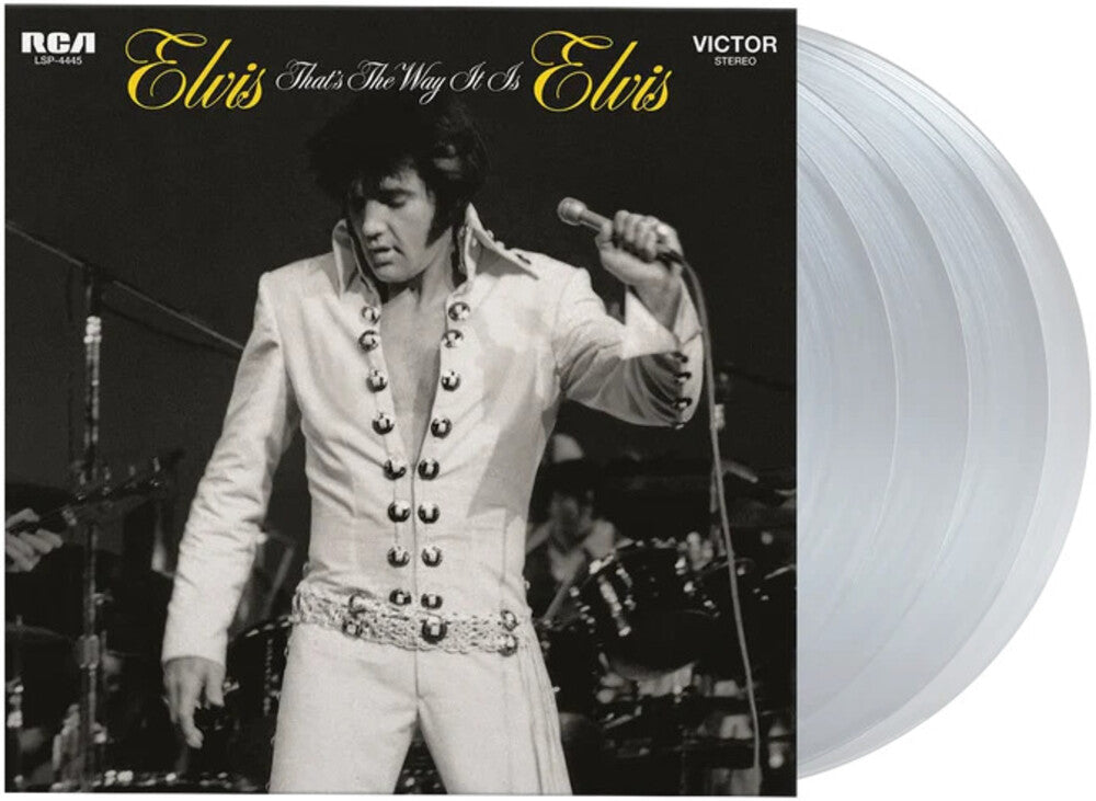 the album cover for Elvis Presley - That's The Way It Is (Box) [Clear Vinyl] [Limited Edition] [180 Gram]
