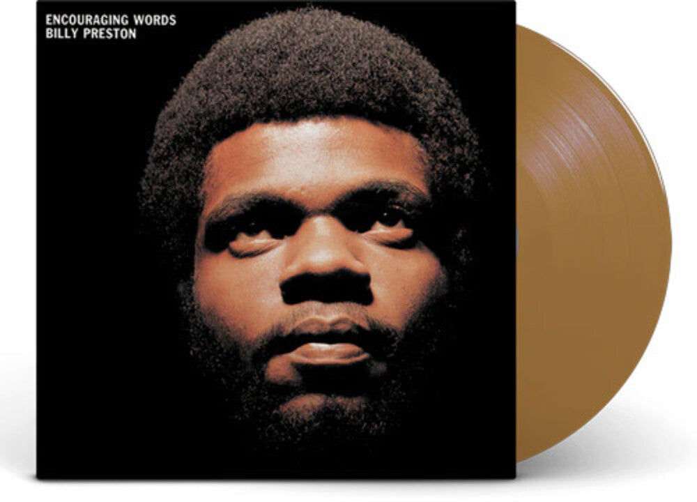 the album cover for Billy Preston - Encouraging Words [Gold]