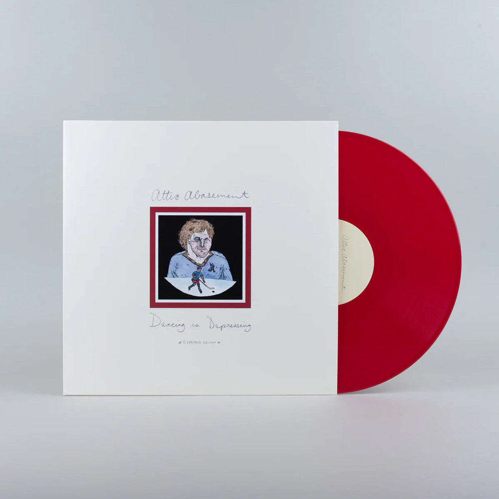 the album cover for Attic Abasement - Dancing Is Depressing [Colored Vinyl] (Red) (Exp) (Can)