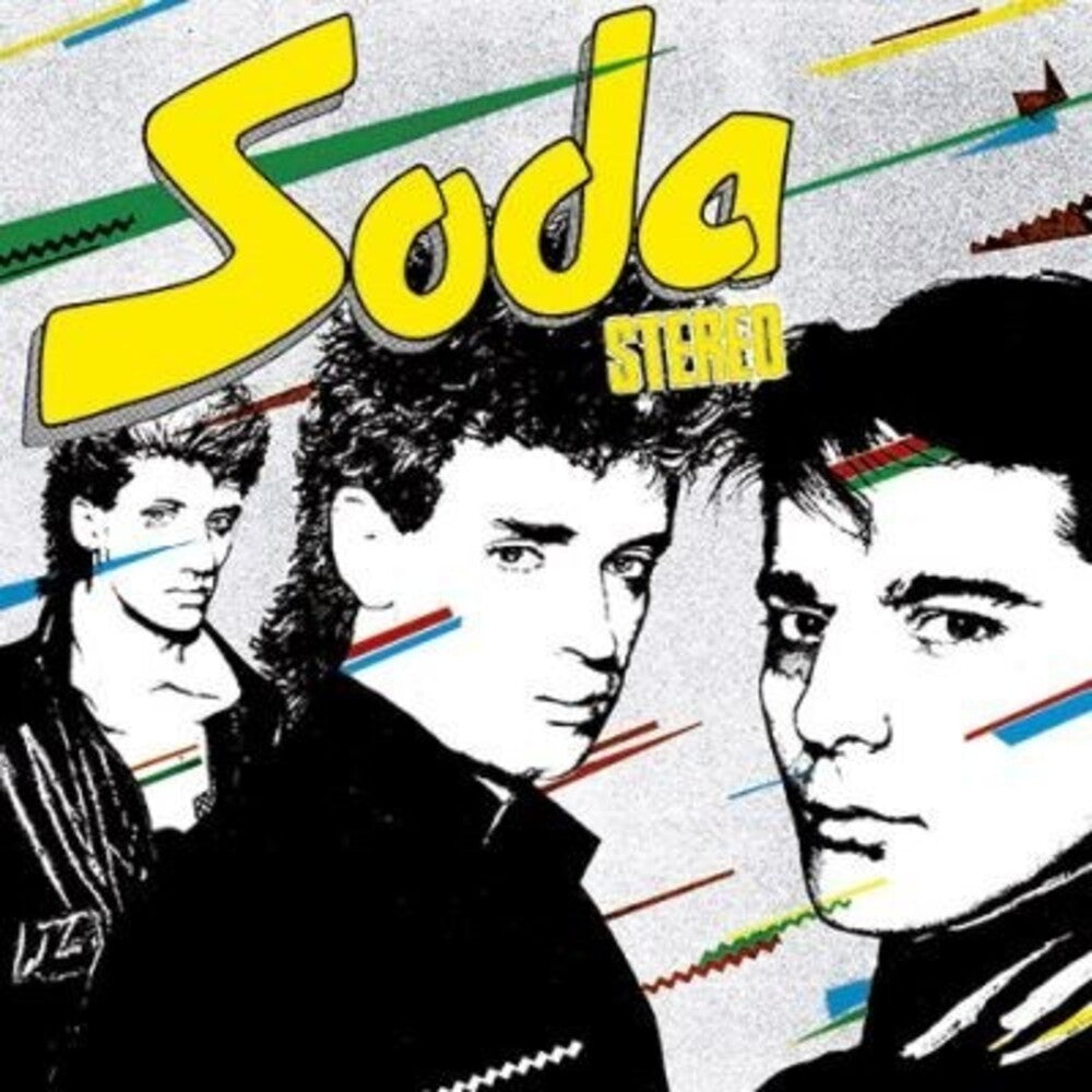 the album cover for Soda Stereo - Soda Stereo [Clear Vinyl]