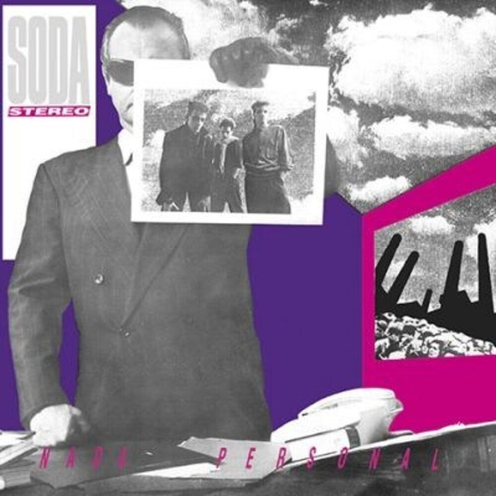 the album cover for Soda Stereo - Nada Personal [Clear Vinyl]