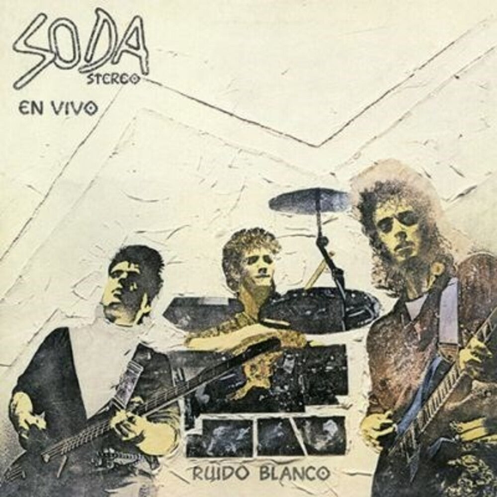 the album cover for Soda Stereo - Ruido Blanco [Clear Vinyl]