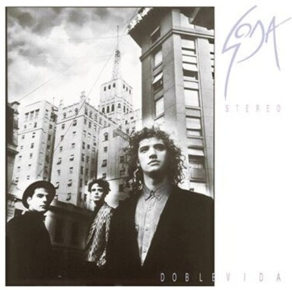 the album cover for Soda Stereo - Doble Vida [Clear Vinyl]