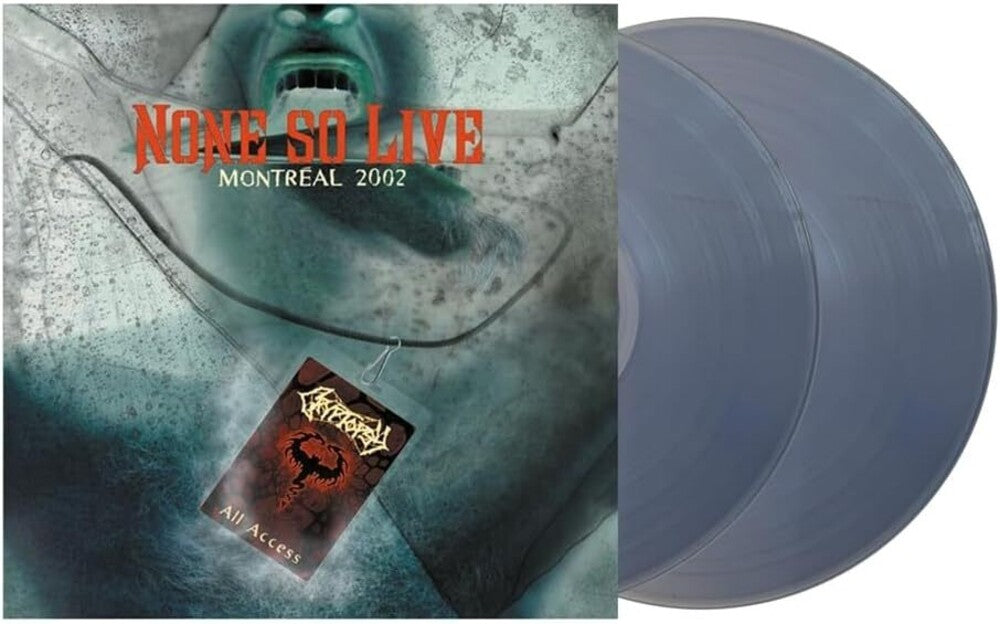 the album cover for Cryptopsy - None So Live - Clear Vinyl [Clear Vinyl] (Uk)