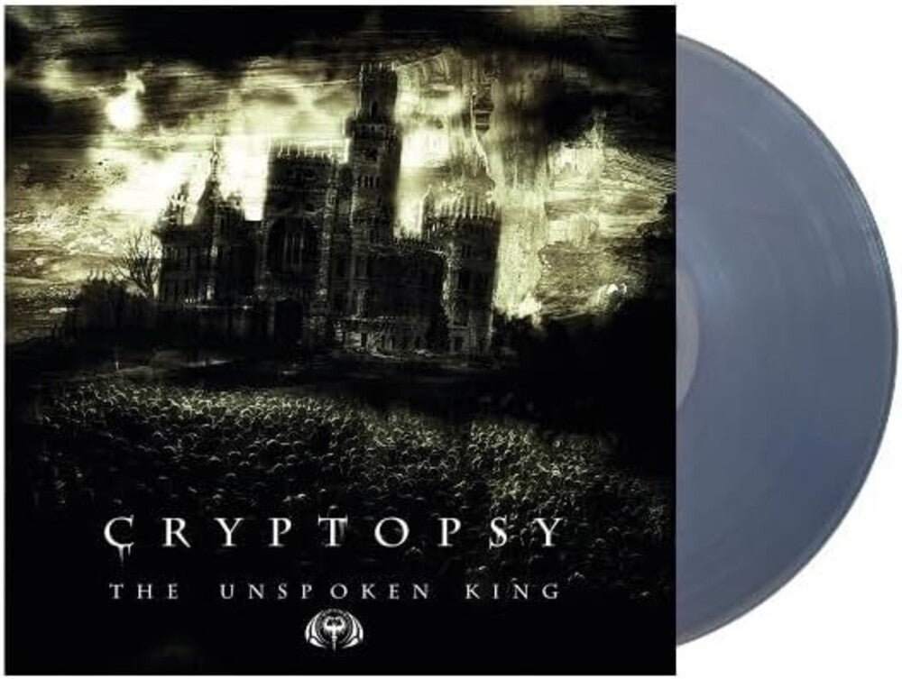 the album cover for Cryptopsy - Unspoken King - Clear Vinyl [Clear Vinyl] (Uk)