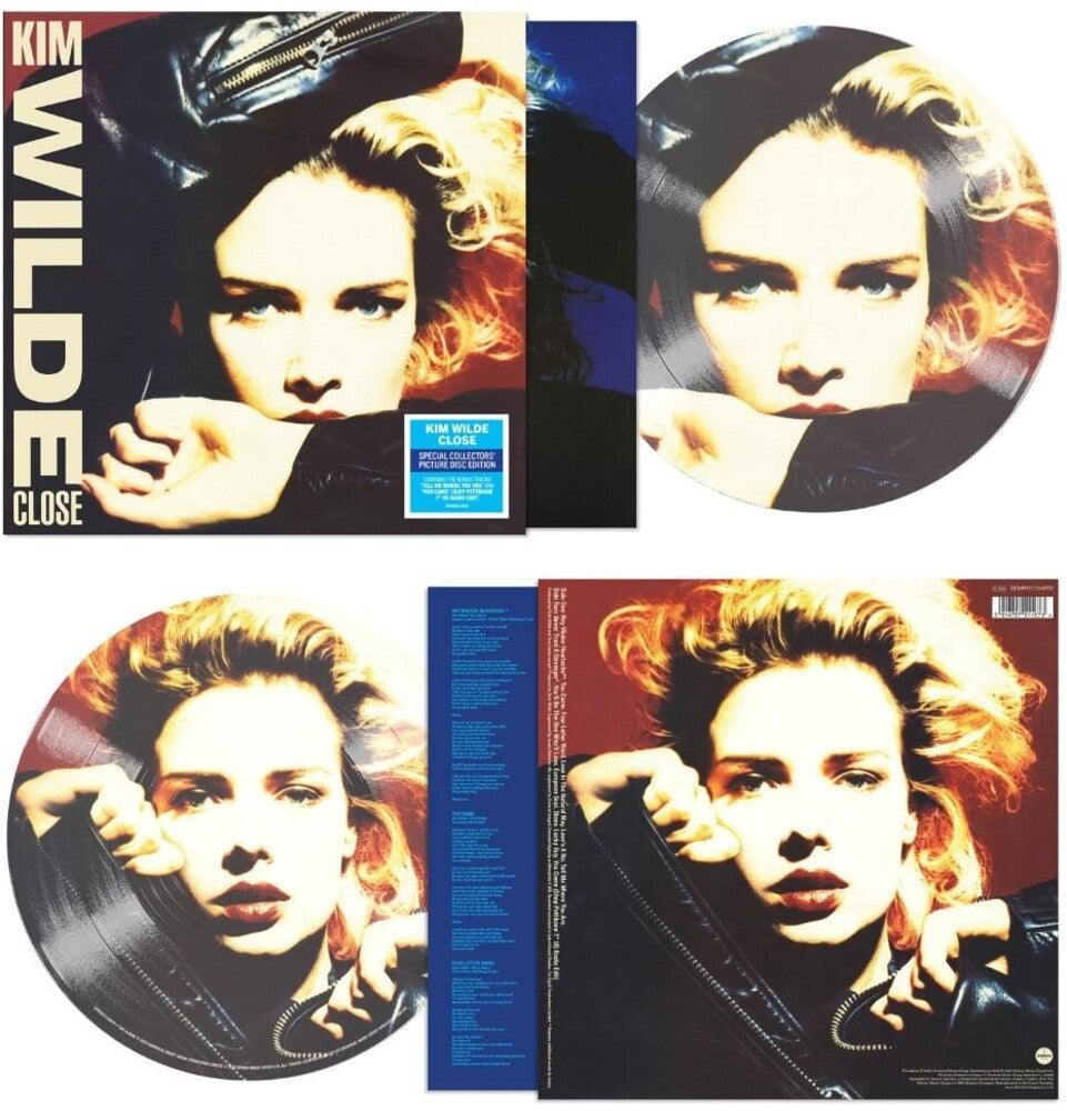 the album cover for Kim Wilde - Close - Picture Disc