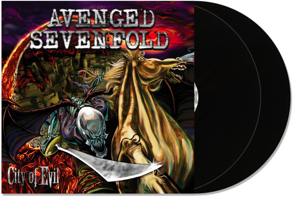 the album cover for Avenged Sevenfold - City Of Evil [180 Gram Black]