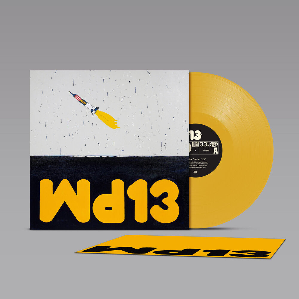 the album cover for White Denim - 13 [Yellow]