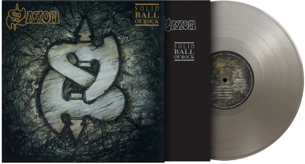 the album cover for Saxon - Solid Ball Of Rock [180 Gram Silver]