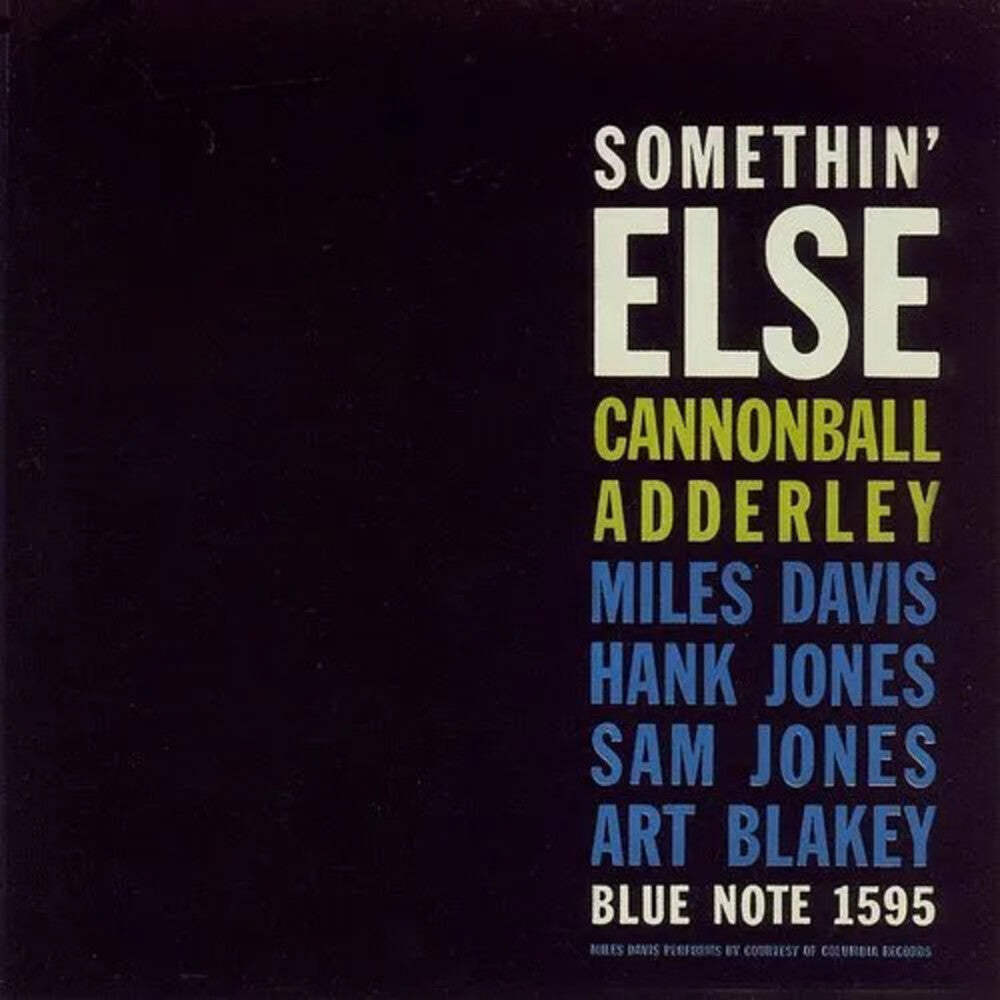 the album cover for Cannonball Adderley - Somethin Else (Bonus Tracks) [Clear Vinyl] [Limited Edition] [180 Gram]