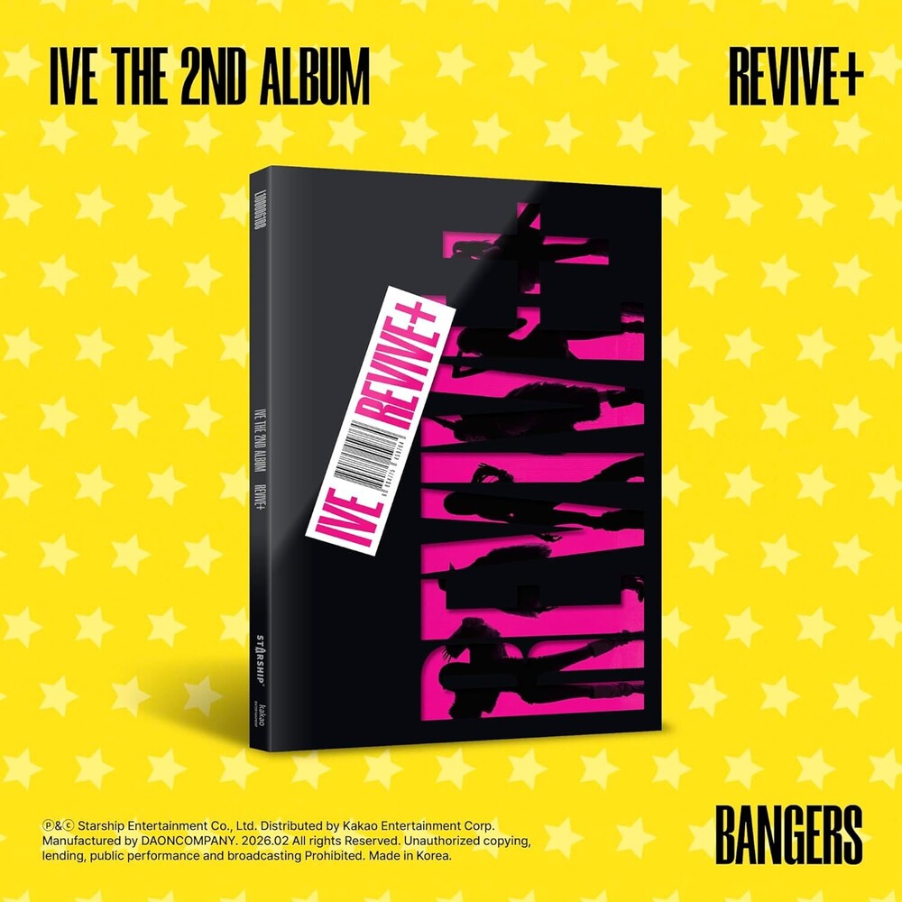 the album cover for IVE - [BANGERS ver.] IVE THE 2ND ALBUM REVIVE+