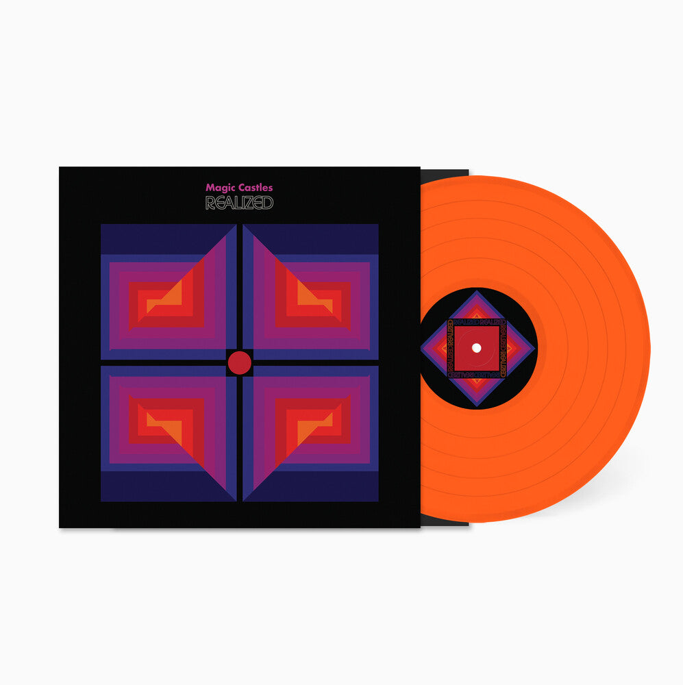 the album cover for Magic Castles - Realized [Indie Exclusive Neon Orange]