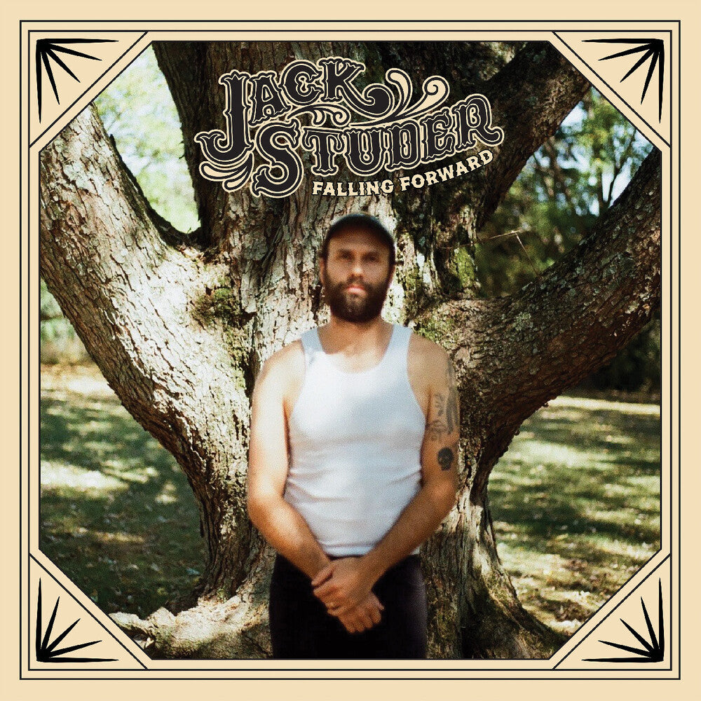the album cover for Jack Studer - Falling Forward - Eco Mix Vinyl