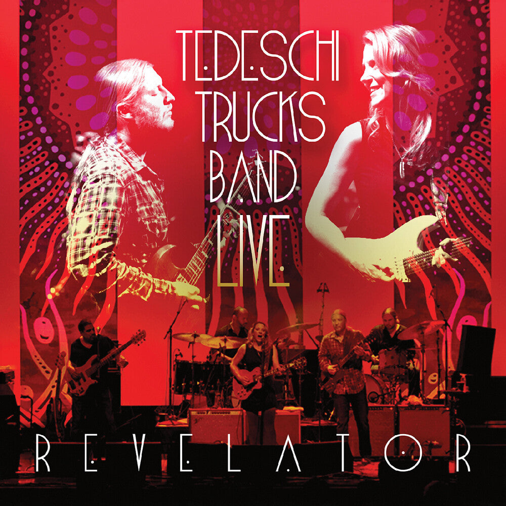 the album cover for Tedeschi Trucks Band - Live Revelator [Fire Orange with Black Swirl]