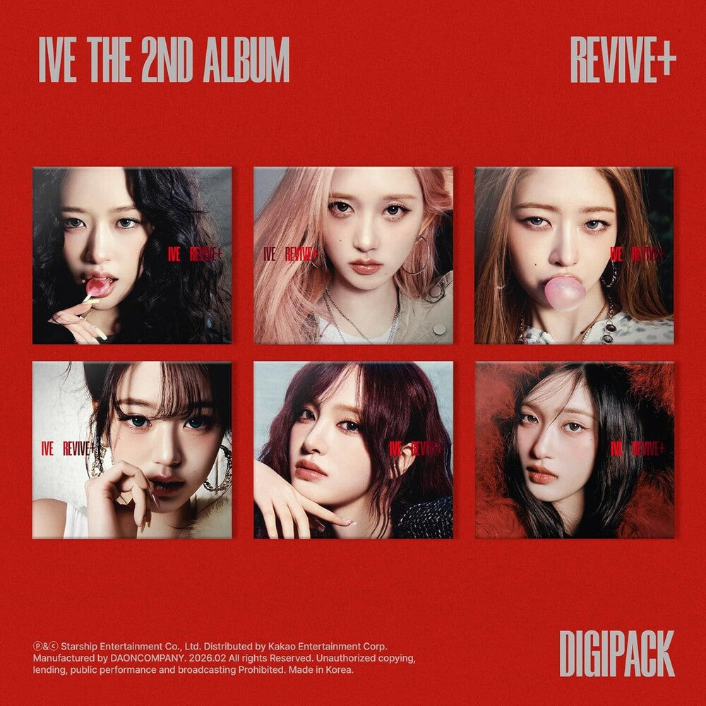 the album cover for IVE - [DIGIPACK] IVE THE 2ND ALBUM REVIVE+