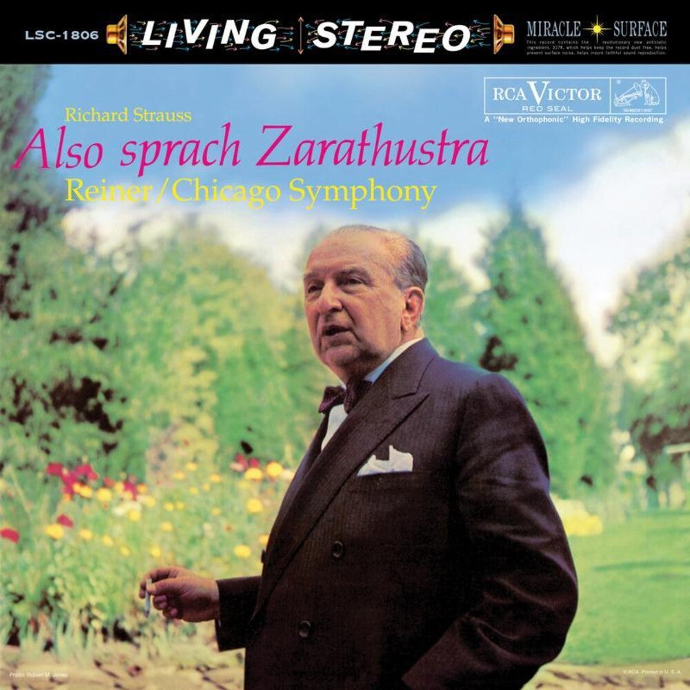 the album cover for FRITZ REINER - Richard Strauss: Also Sprach Zarathustra [180 Gram]