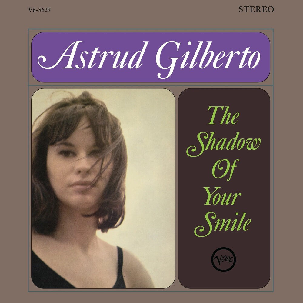 the album cover for Astrud Gilberto - Shadow Of Your Smile [Acoustic Sounds Vinyl Series] [180 Gram LP]
