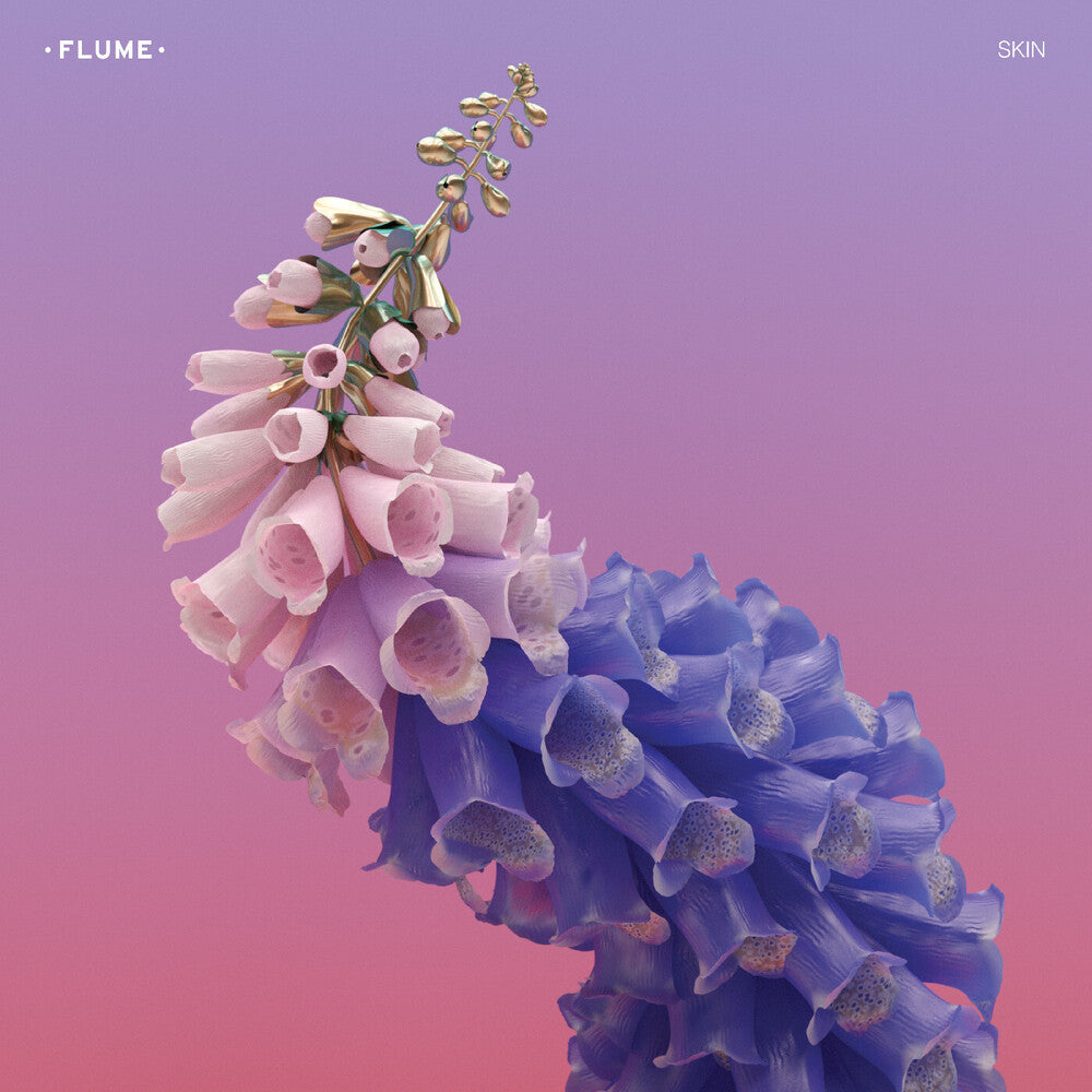 the album cover for Flume - Skin [Pink]