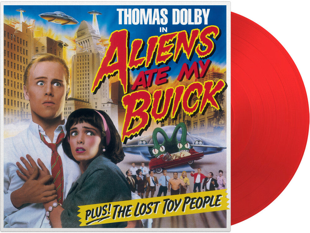 the album cover for Thomas Dolby - Aliens Ate My Buick [Colored Vinyl] [Limited Edition] [180 Gram] (Red) (Hol)