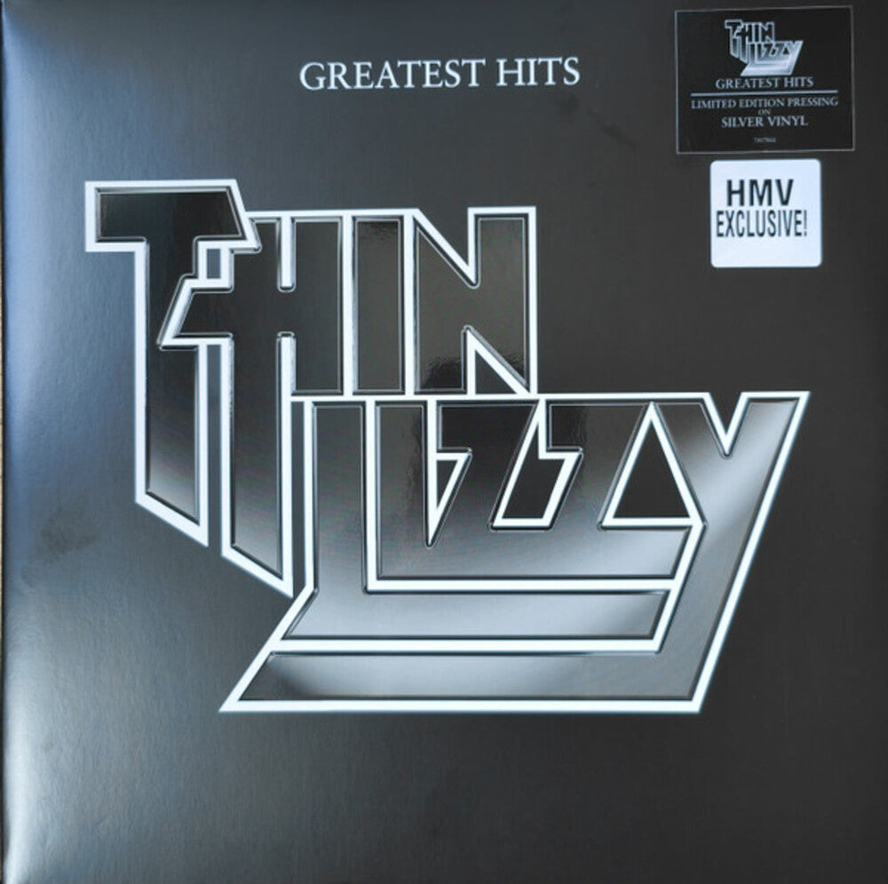 the album cover for Thin Lizzy - Greatest Hits - Silver Vinyl [Colored Vinyl] (Slv) (Ita)