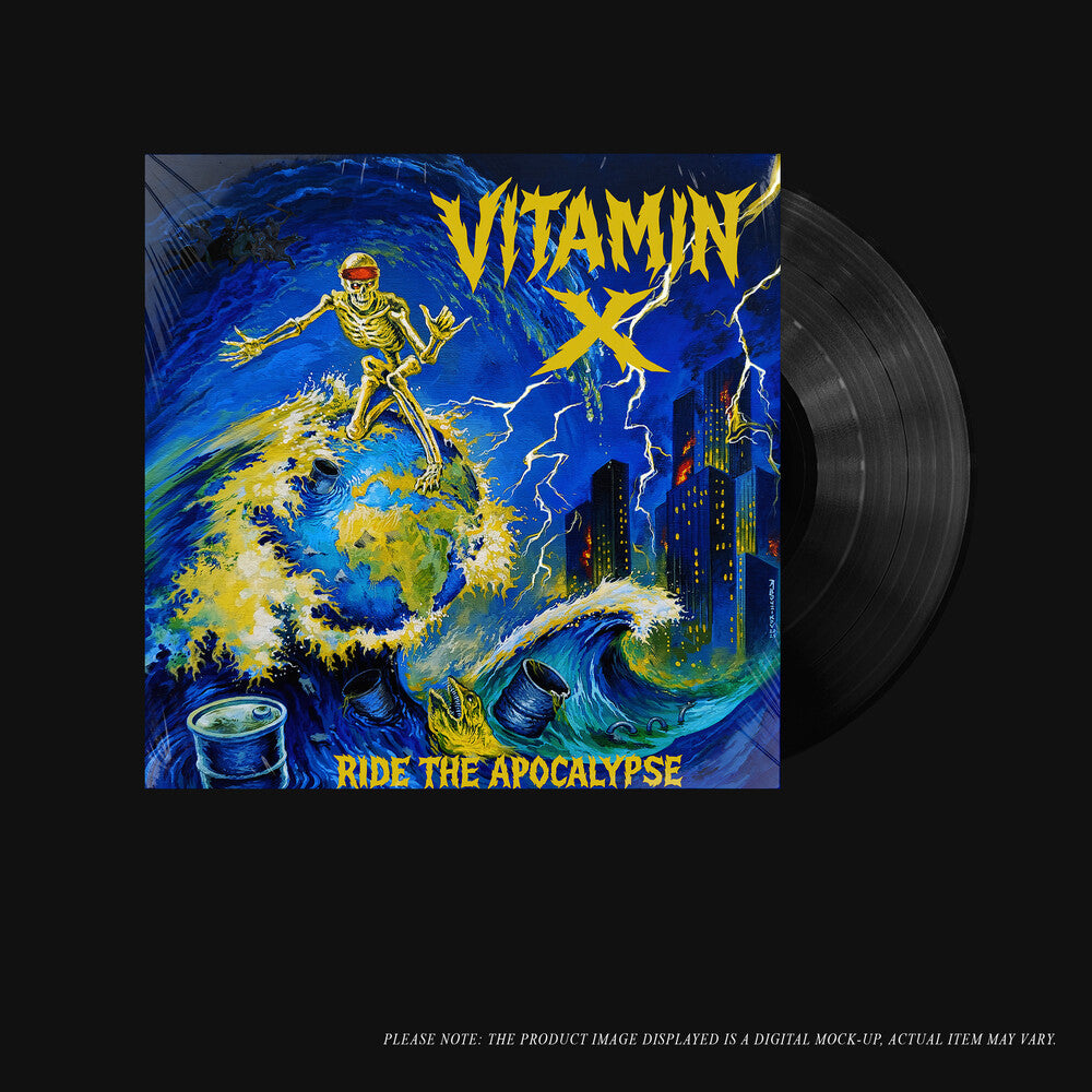 the album cover for Vitamin X - Ride The Apocalypse