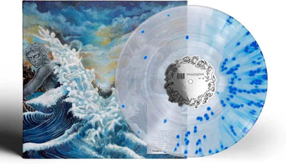 the album cover for LANDMVRKS - Darkest Place - Blue Yolk Vinyl (Blue) [Colored Vinyl] (Uk)