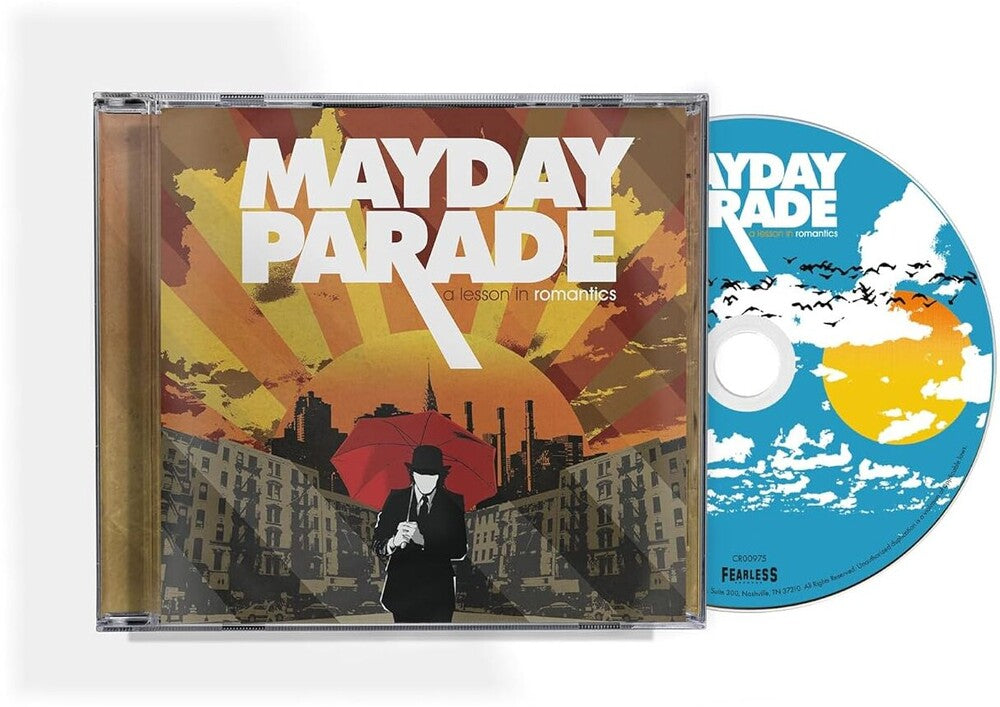 the album cover for Mayday Parade - A Lesson In Romantics