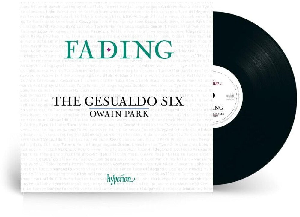 the album cover for Owain Park  / Gesualdo Six - Fading