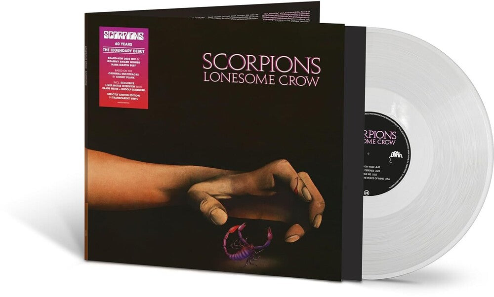 the album cover for Scorpions - Lonesome Crow - Scorpions 60th Anniversary [180g Transparent LP]