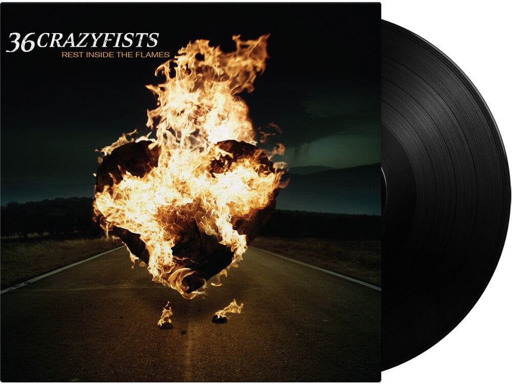 the album cover for 36 Crazyfists - Rest Inside The Flames (Blk) [180 Gram] (Hol)