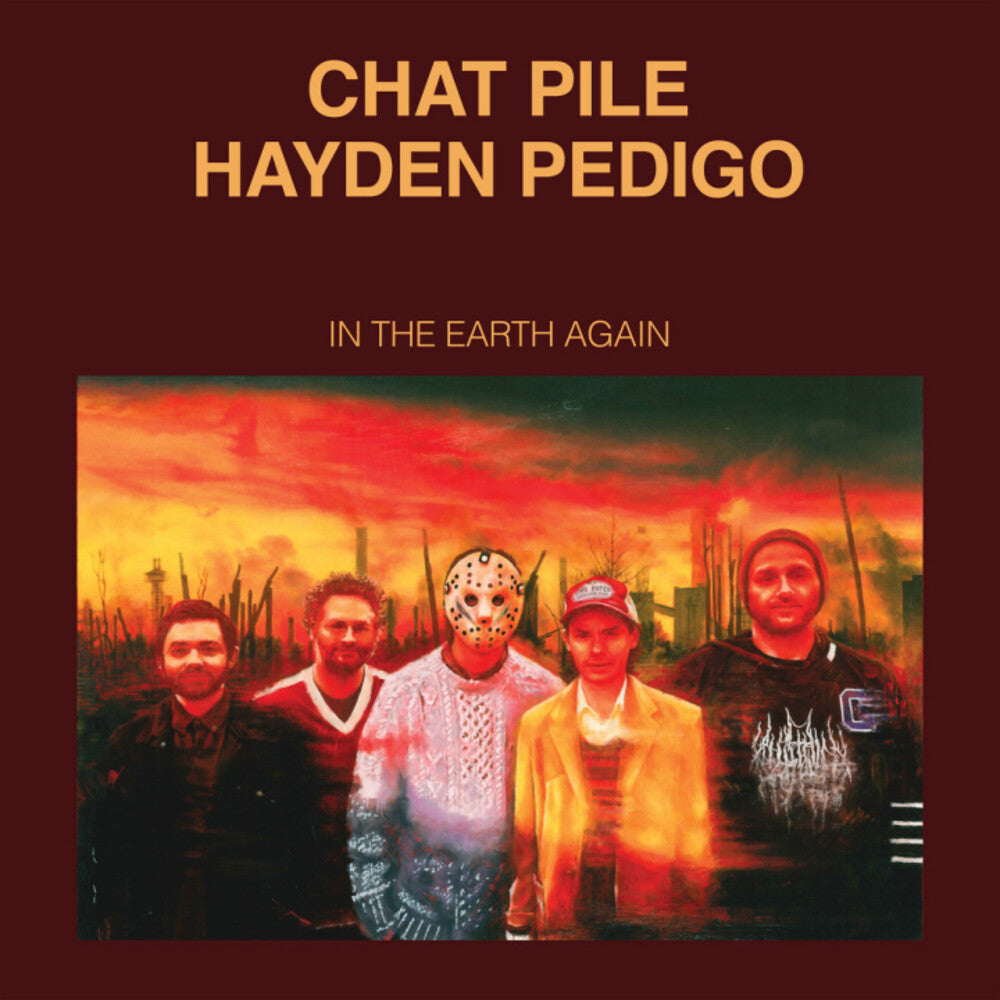 the album cover for Chat Pile & Hayden Pedigo - In the Earth Again (cobalt Blue Vinyl)