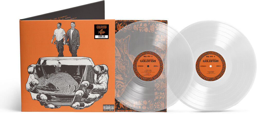 the album cover for Hit-Boy & The Alchemist - Goldfish [Clear]