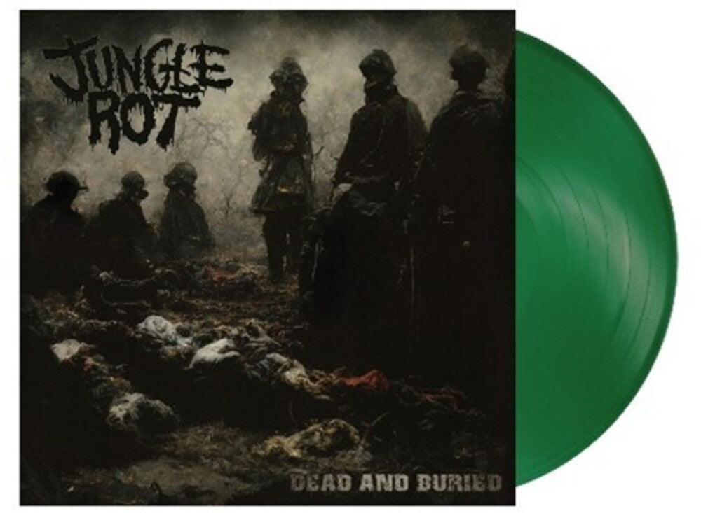 the album cover for Jungle Rot - Dead & Buried - Clear Vinyl [Clear Vinyl] (Uk)