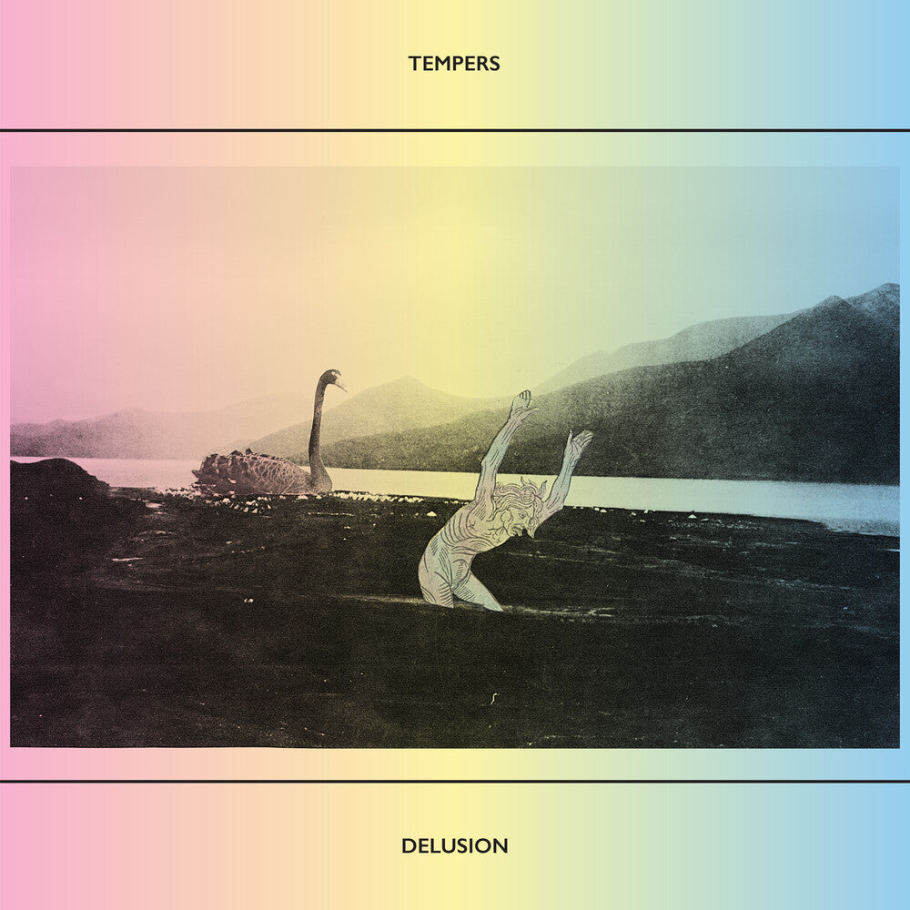 the album cover for Tempers - Delusion [Indie Exclusive] [Colored Vinyl] [Clear Vinyl] [Indie Exclusive]
