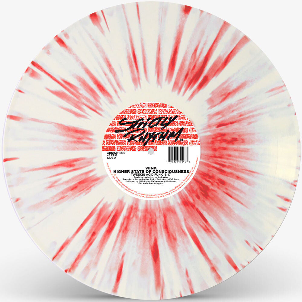 the album cover for Wink - Higher State Of Consciousness [Colored Vinyl] (Red) (Wht)