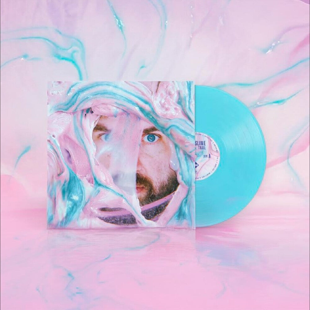 the album cover for Pictish Trail - Life Slime - Toxic Lagoon Blue (Blue) [Colored Vinyl]