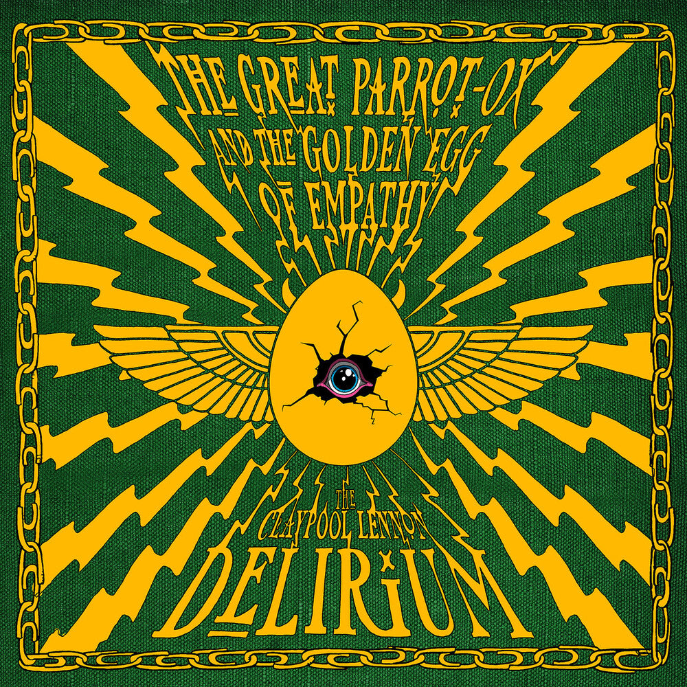 the album cover for Claypool Lennon Delirium - The Great Parrot-Ox and the Golden Egg of Empathy [with 24 Page Comic Book]