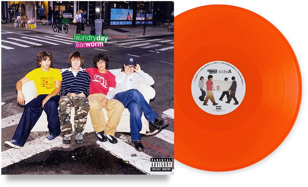 the album cover for Laundry Day - Earworm [Neon Orange]