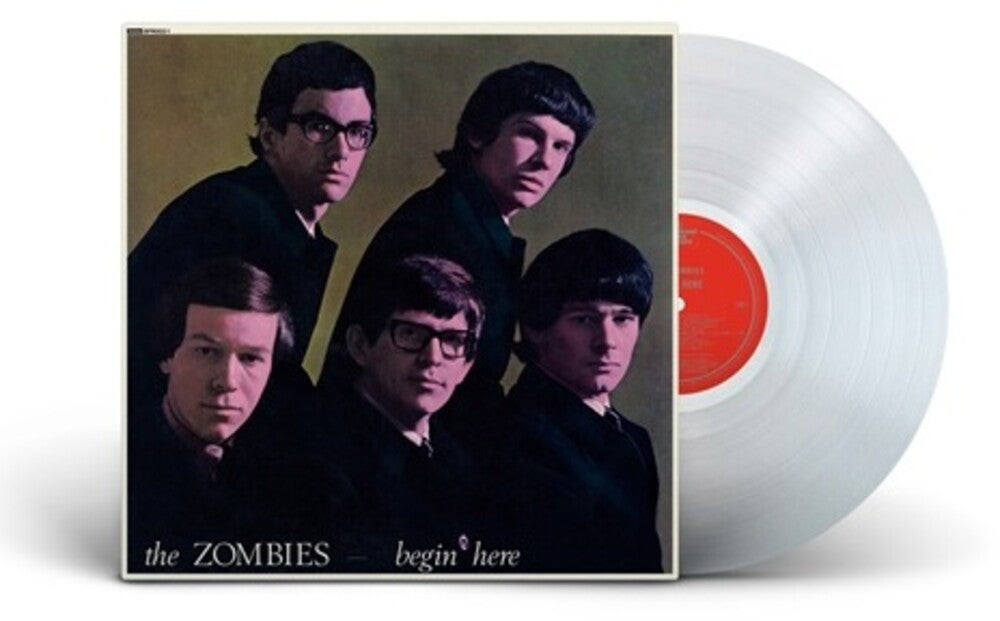 the album cover for The Zombies - Begin Here - Mono Remastered [Indie Exclusive Glass Clear]