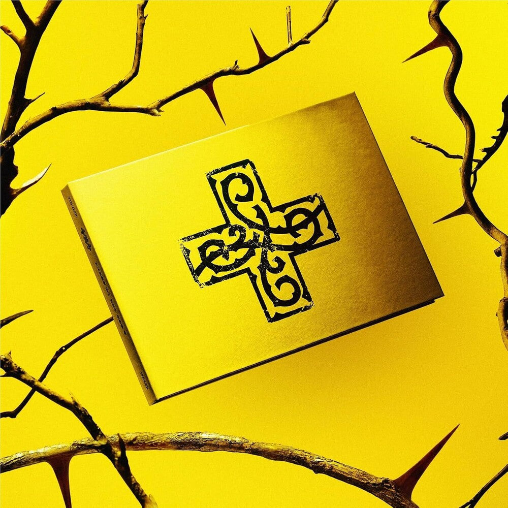 the album cover for TOMORROW X TOGETHER - 7TH YEAR: A Moment of Stillness in the Thorns [HUNGER ver.]
