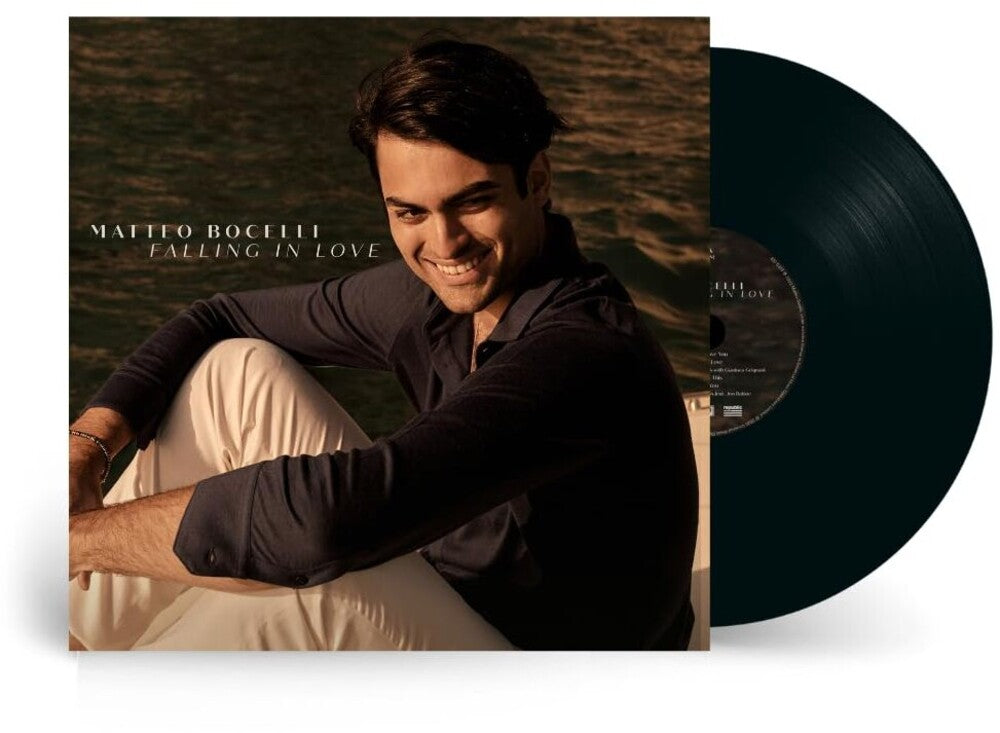the album cover for Matteo Bocelli - Falling In Love (Blk) (Uk)