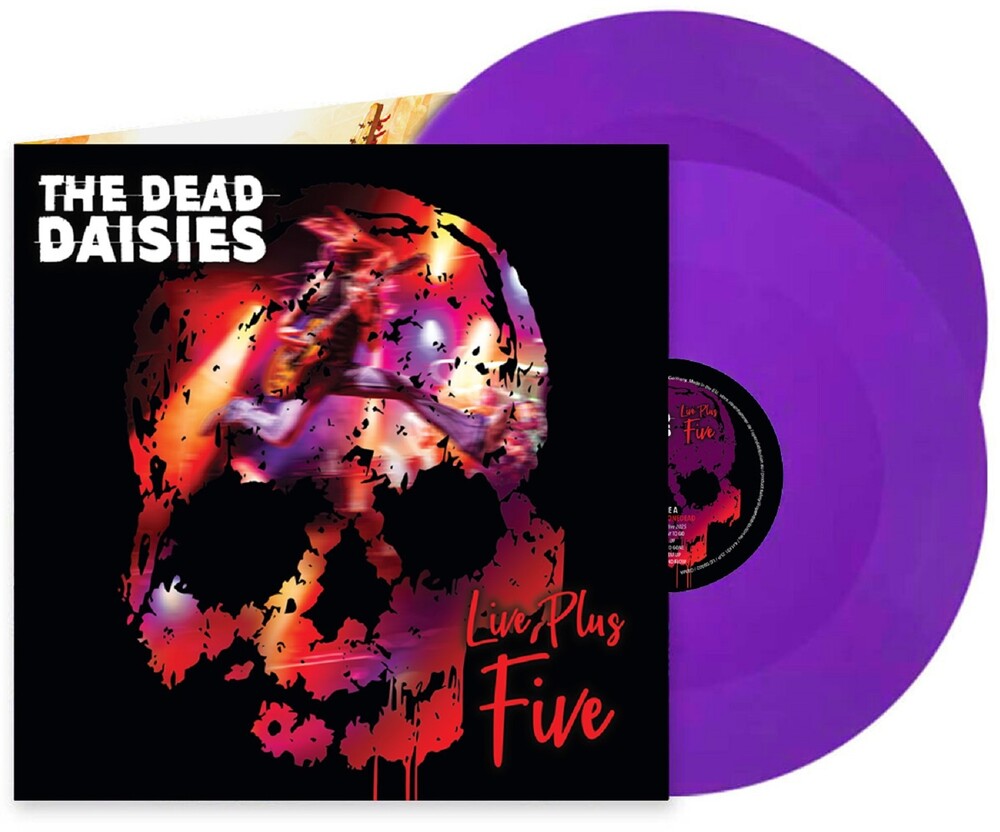 the album cover for Dead Daisies - Live Plus Five - Purple (Bonus Tracks) [Colored Vinyl]