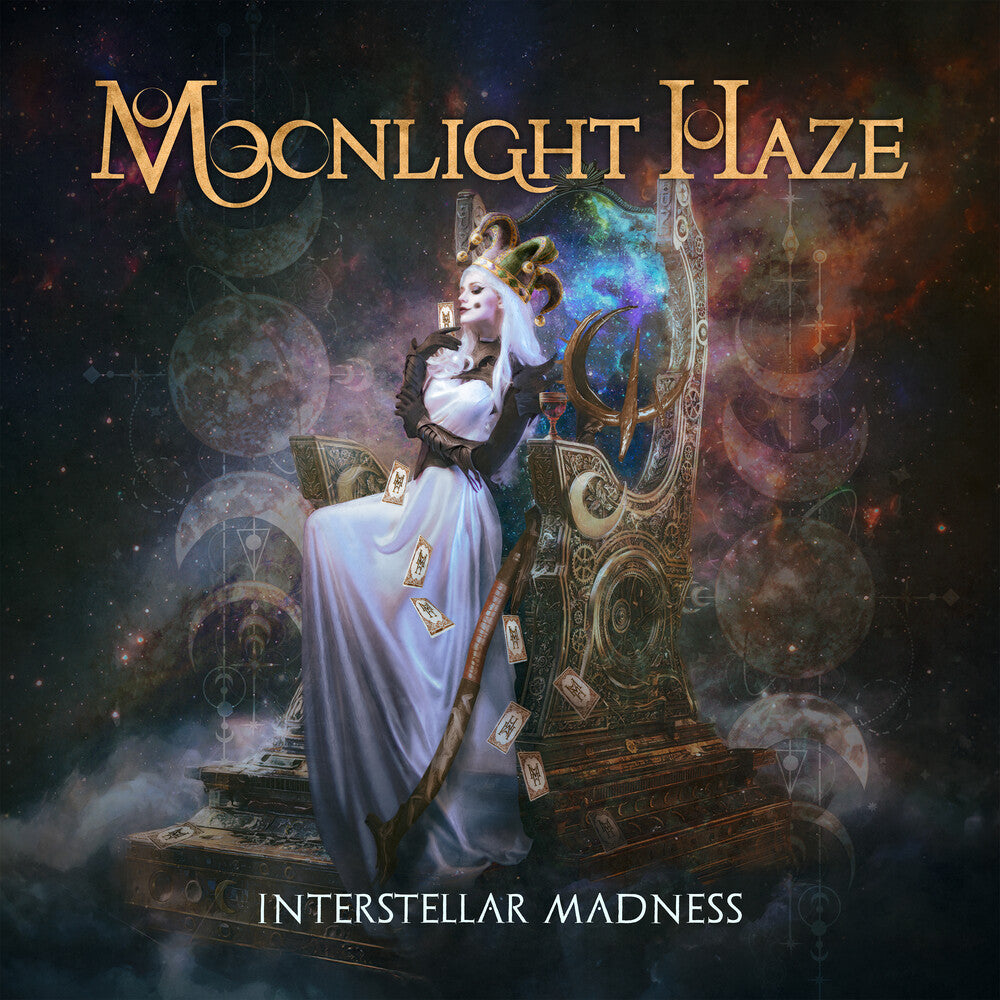 the album cover for Moonlight Haze - Interstellar Madness [Colored Vinyl] [Limited Edition] (Red) (Mrb)